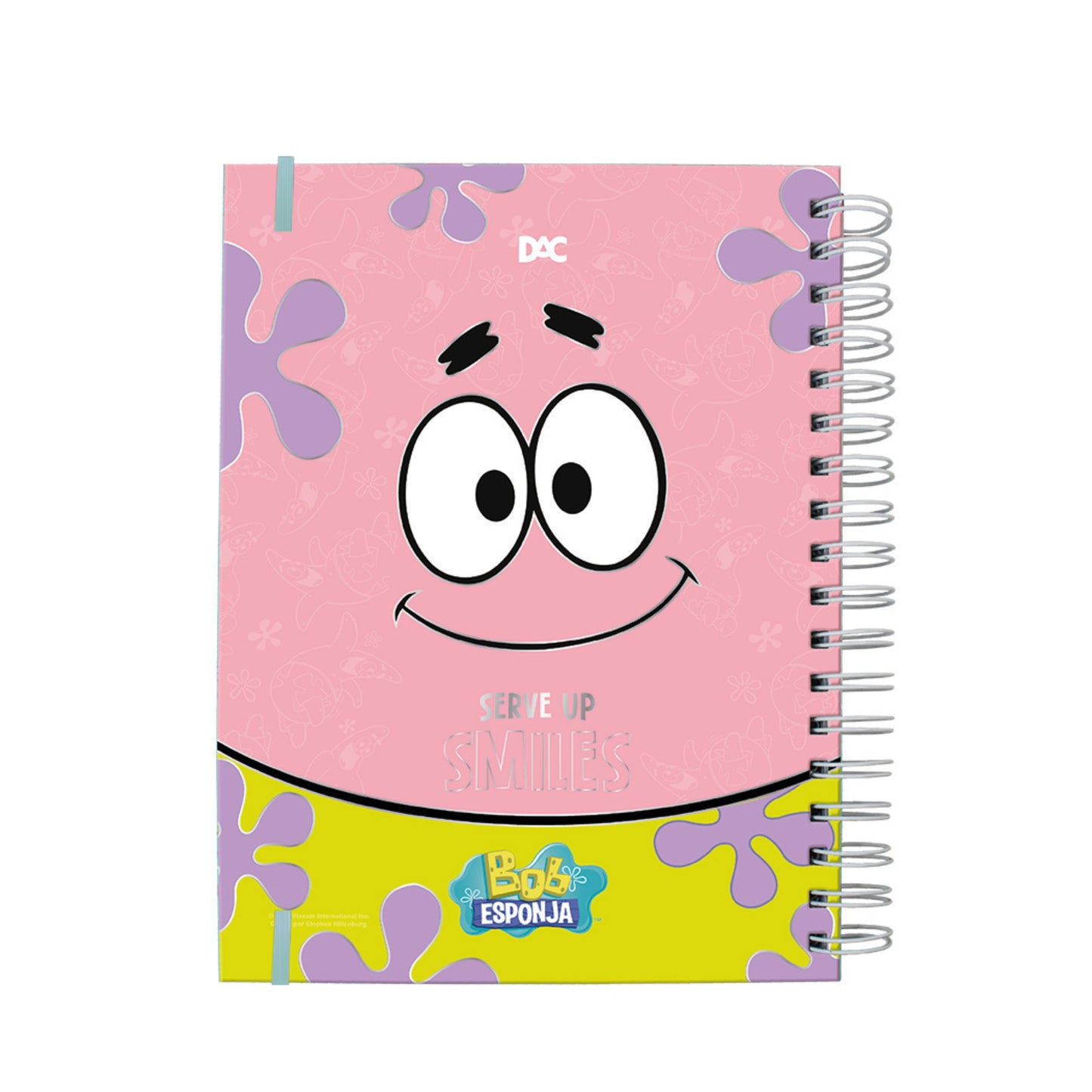 Caderno Smart Universitário - DAC - Bob Esponja c/ 80 Folhas