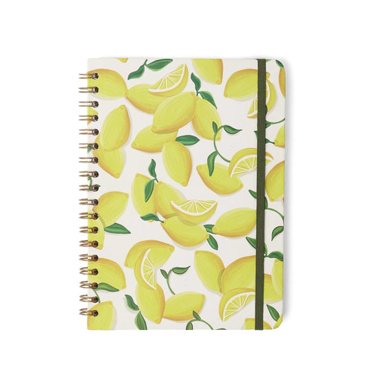 Caderno Espiral Colegial - Cicero - Frutare - Pautado 17X24 - Limão Siciliano - 1 Matéria 80 Fls