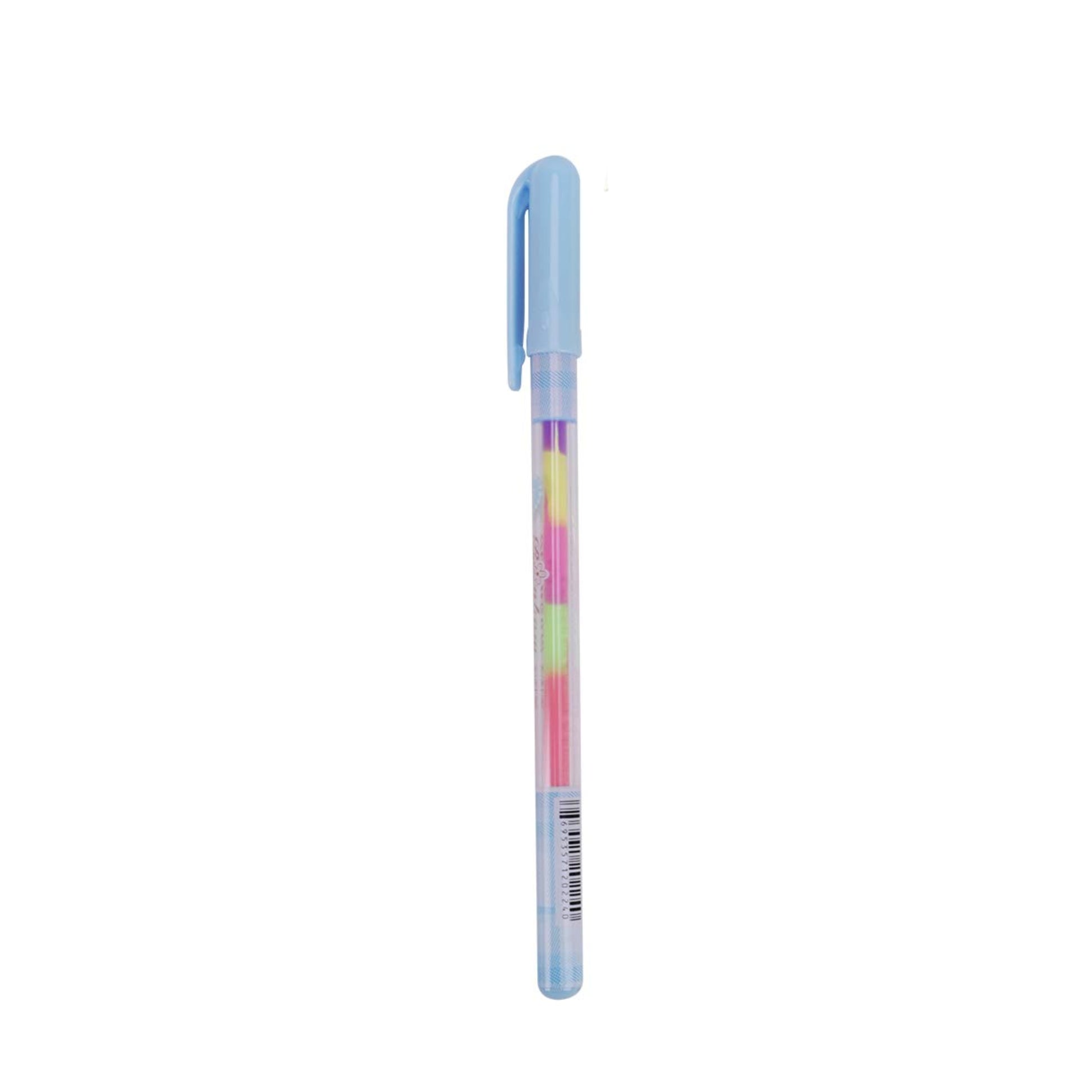 Caneta Gel - Rainbow MIX - 0,8mm - lateral