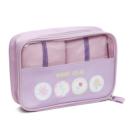 Necessarie - Florie - c/ Duas Bolsas - Minhas Coisas - Lilás