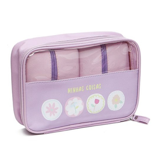Necessarie - Florie - c/ Duas Bolsas - Minhas Coisas - Lilás