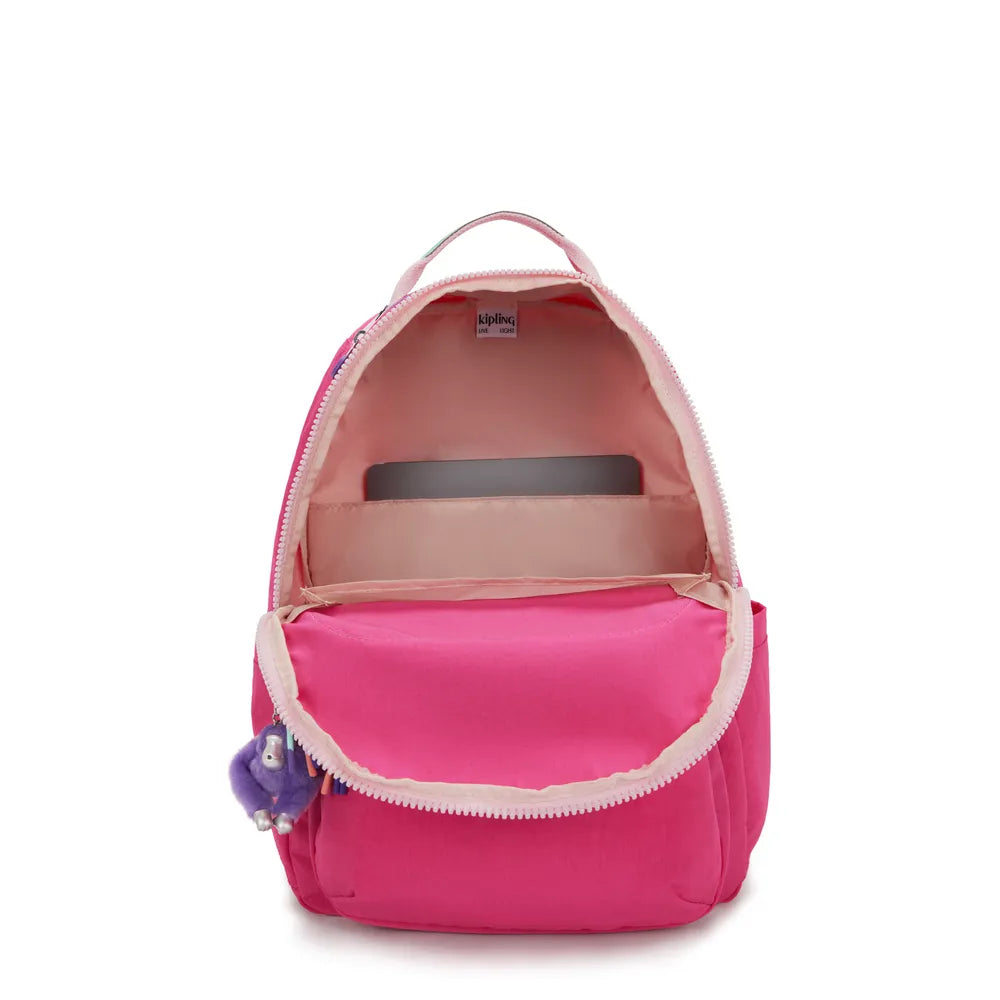 Mochila - Kipling - Seoul - Intense Rose C - imagem 6