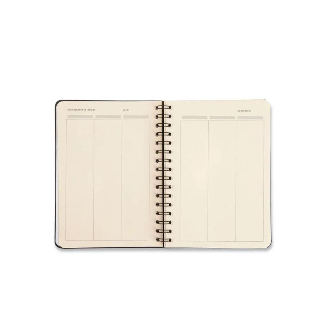 Planner Permanente Wire-o Financeiro - Cícero - 14,8x21cm Trama Teia