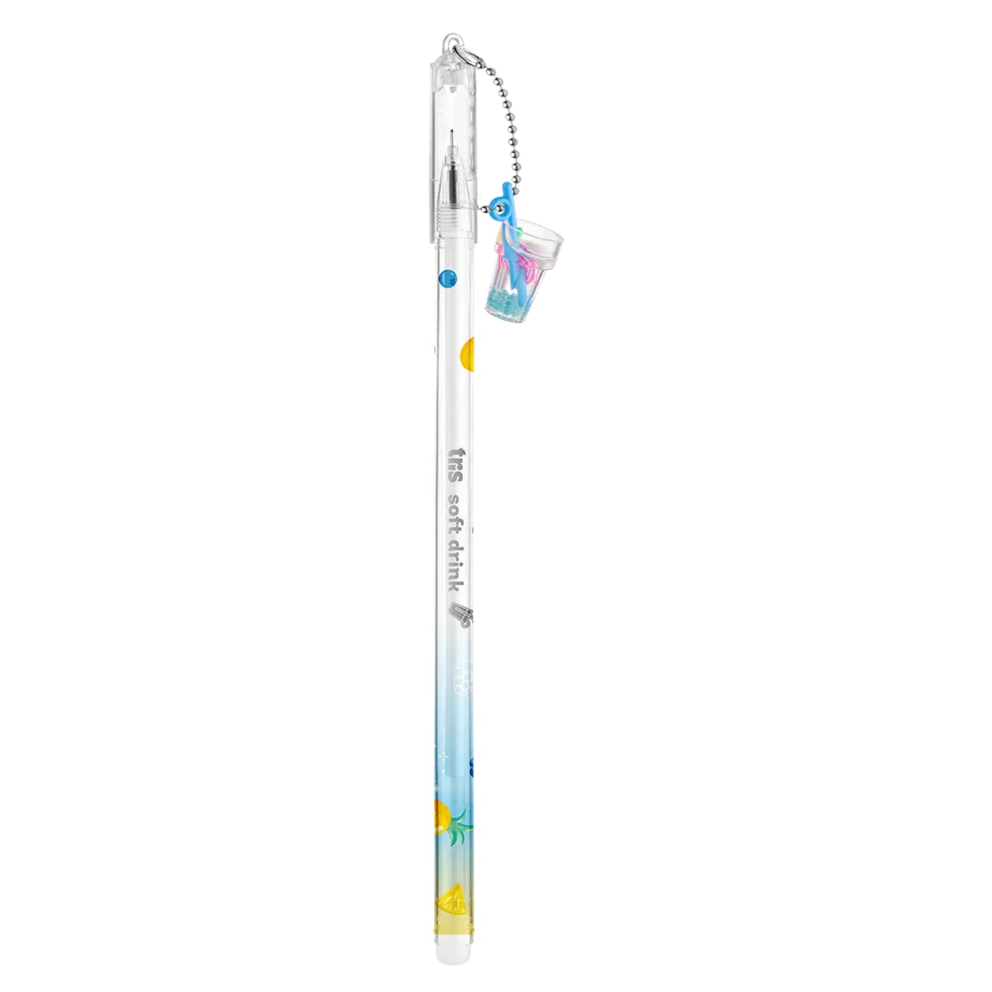 Caneta Gel - Tris - Soft Drink - 0,7mm - c/ Pingente