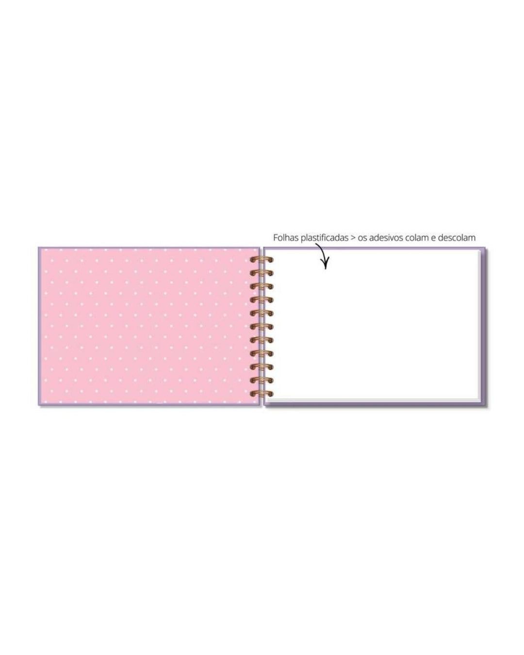 Caderno para Adesivos - Fina Ideia - Vida Feliz