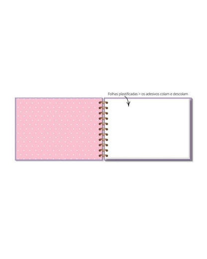 Caderno para Adesivos - Fina Ideia - Vida Feliz