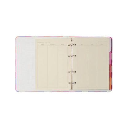 Planner Argolado 2026 - Cícero - Melissa - Semanal Notas A5 - Color Bloomy