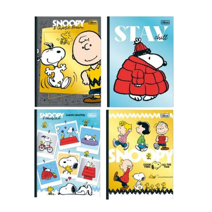 Caderno Colegial - Tilibra - Snoopy - Nova Coleção- 176mm x 239mm - 80Fls