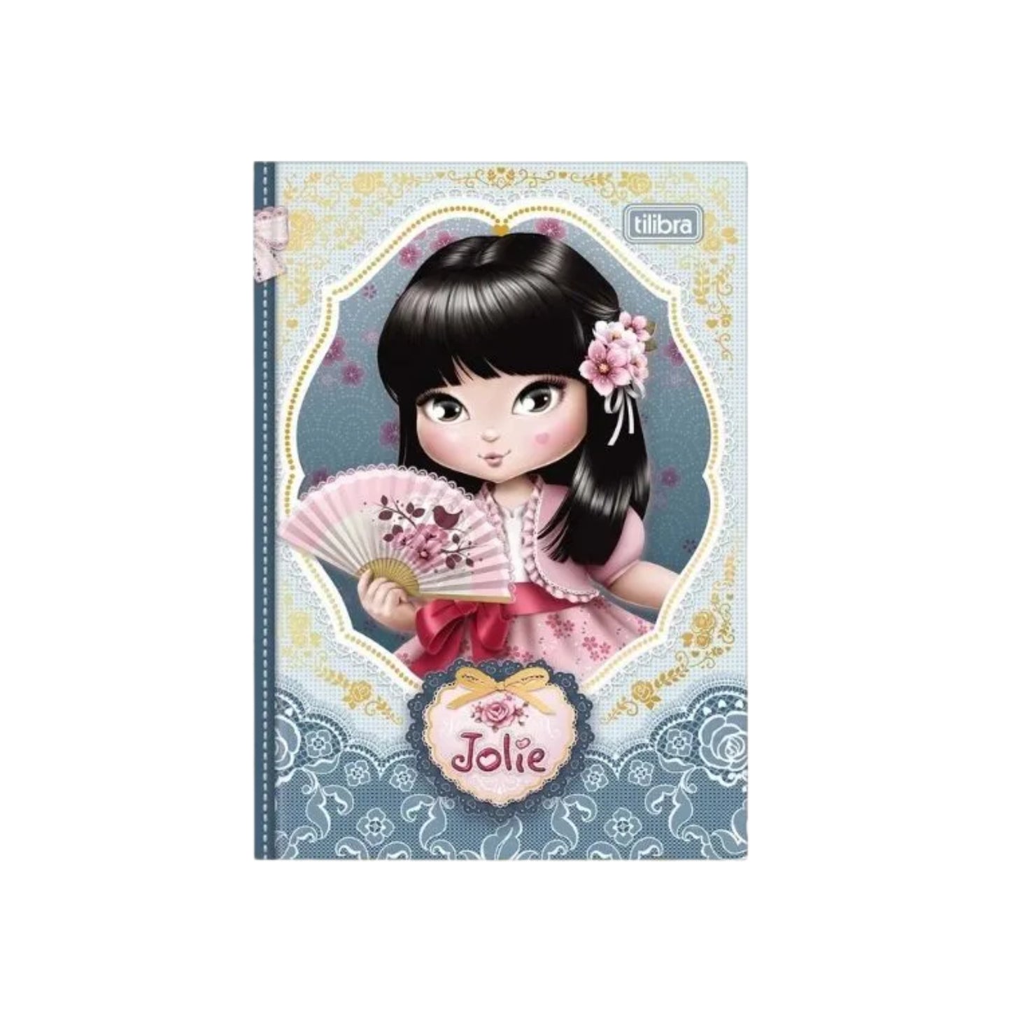 Caderneta Costurada - Tilibra - Petit Jolie  - 96 Folhas - 105mm x 148mm