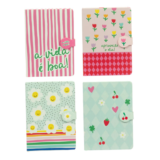 Caderno A5 - Floriê - Estampados - 80Fls