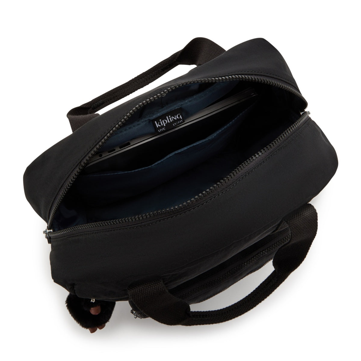 Mochila - Kipling - Buddy Preta - detalhe