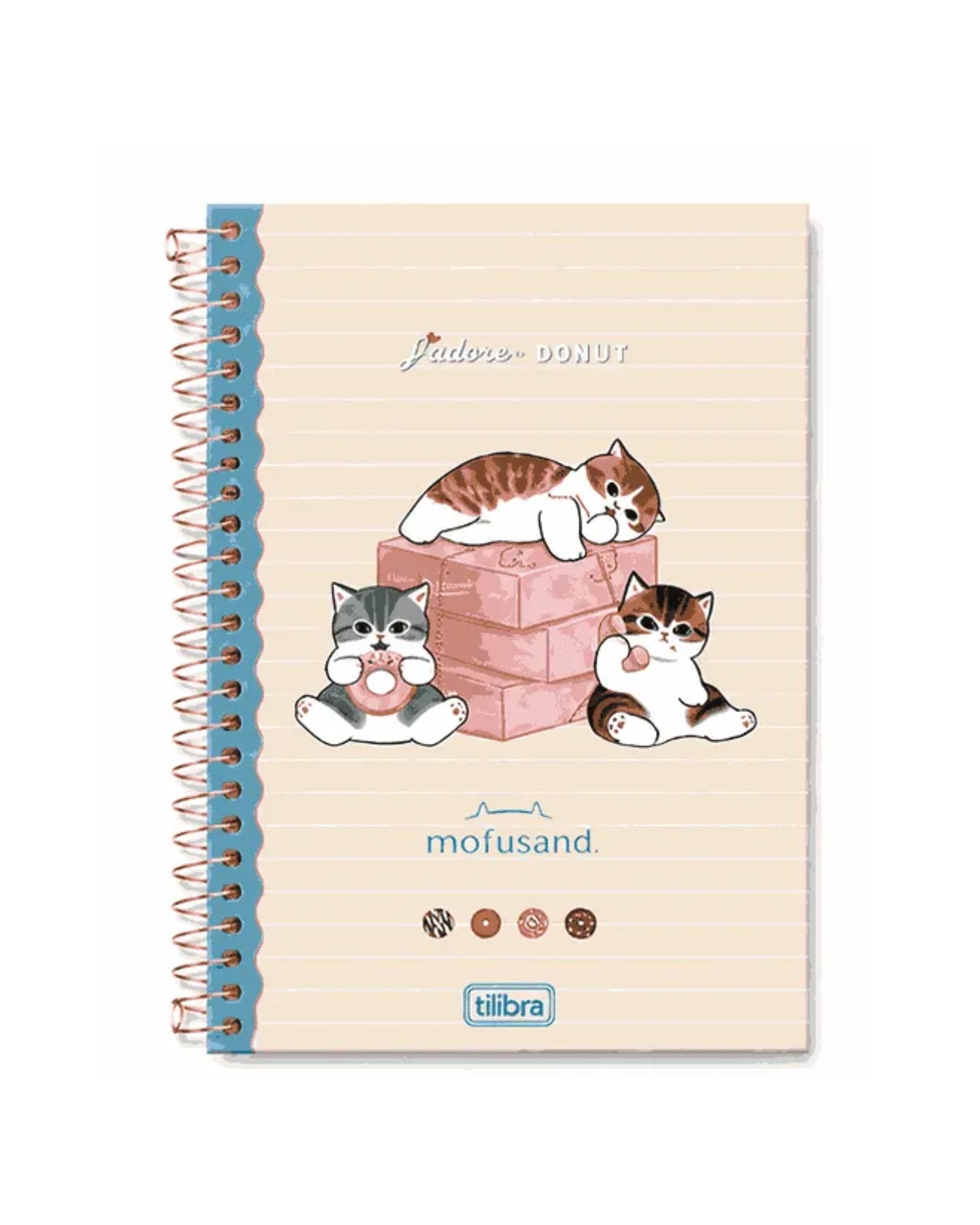 Caderno A5 - Tilibra - Mofusand - 140mm x 200mm - 80Fls - verso