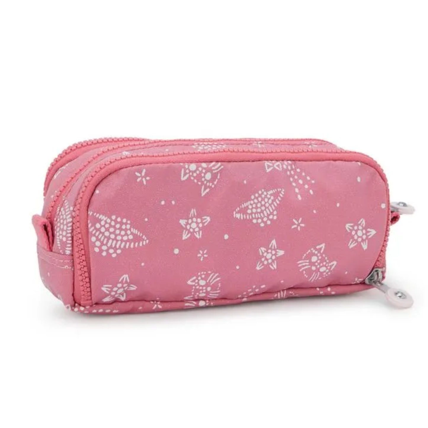 Estojo Gitroy - Kipling - Glitter Cats - detalhe