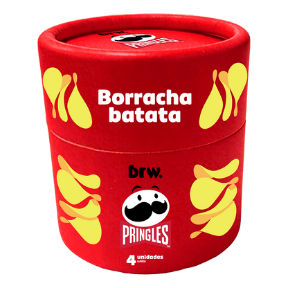 Borracha - BRW - Batata Pringles - Pote c/ 4 - frente