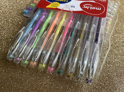 Caneta Gel - Molin - Grip Kit c/10 Cores