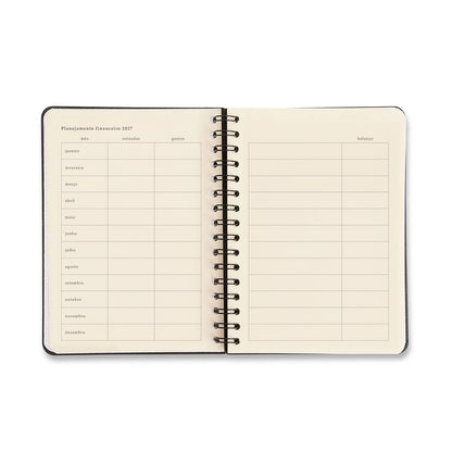 Agenda Planner Wire-o 2027 - Cícero - Noronha Atalaia - Diária A5