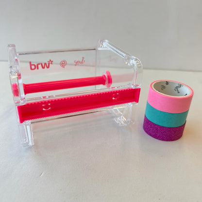 Kit Suporte + 3 Washi Tapes 15mmx3m - BRW - Tutti-Frutti
