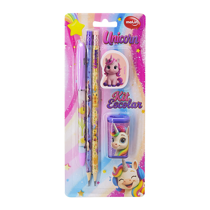 Kit Escolar Molin Unicorn