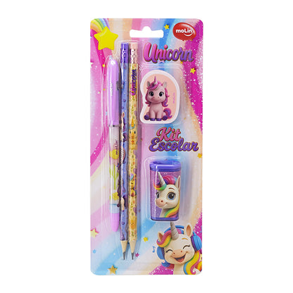 Kit Escolar Molin Unicorn