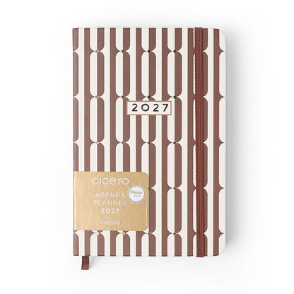 Agenda Planner 2027 - Cícero - Veredas Marrom - Diária 14x21