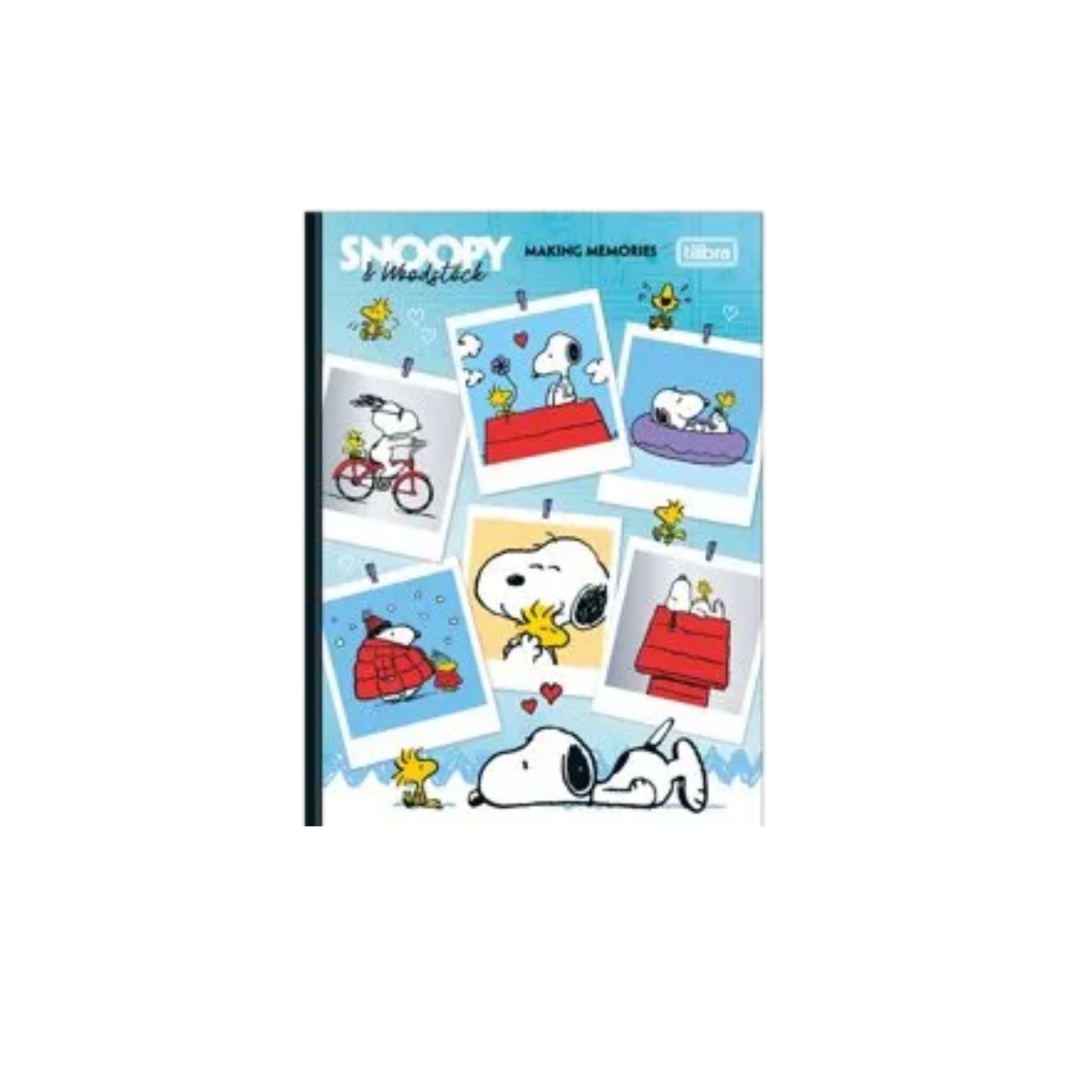 Caderno Colegial - Tilibra - Snoopy - Nova Coleção- 176mm x 239mm - 80Fls