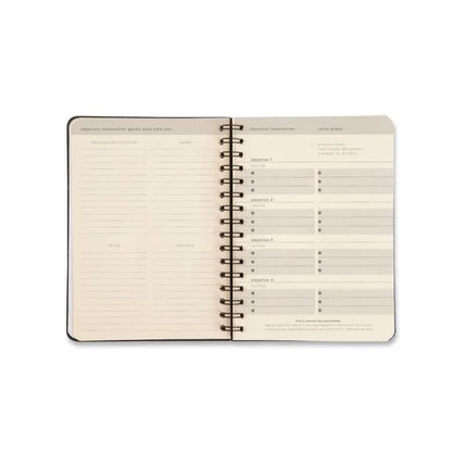 Planner Permanente Wire-o Financeiro - Cícero - 14,8x21cm Trama Teia