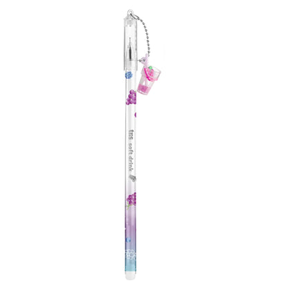 Caneta Gel - Tris - Soft Drink - 0,7mm - c/ Pingente