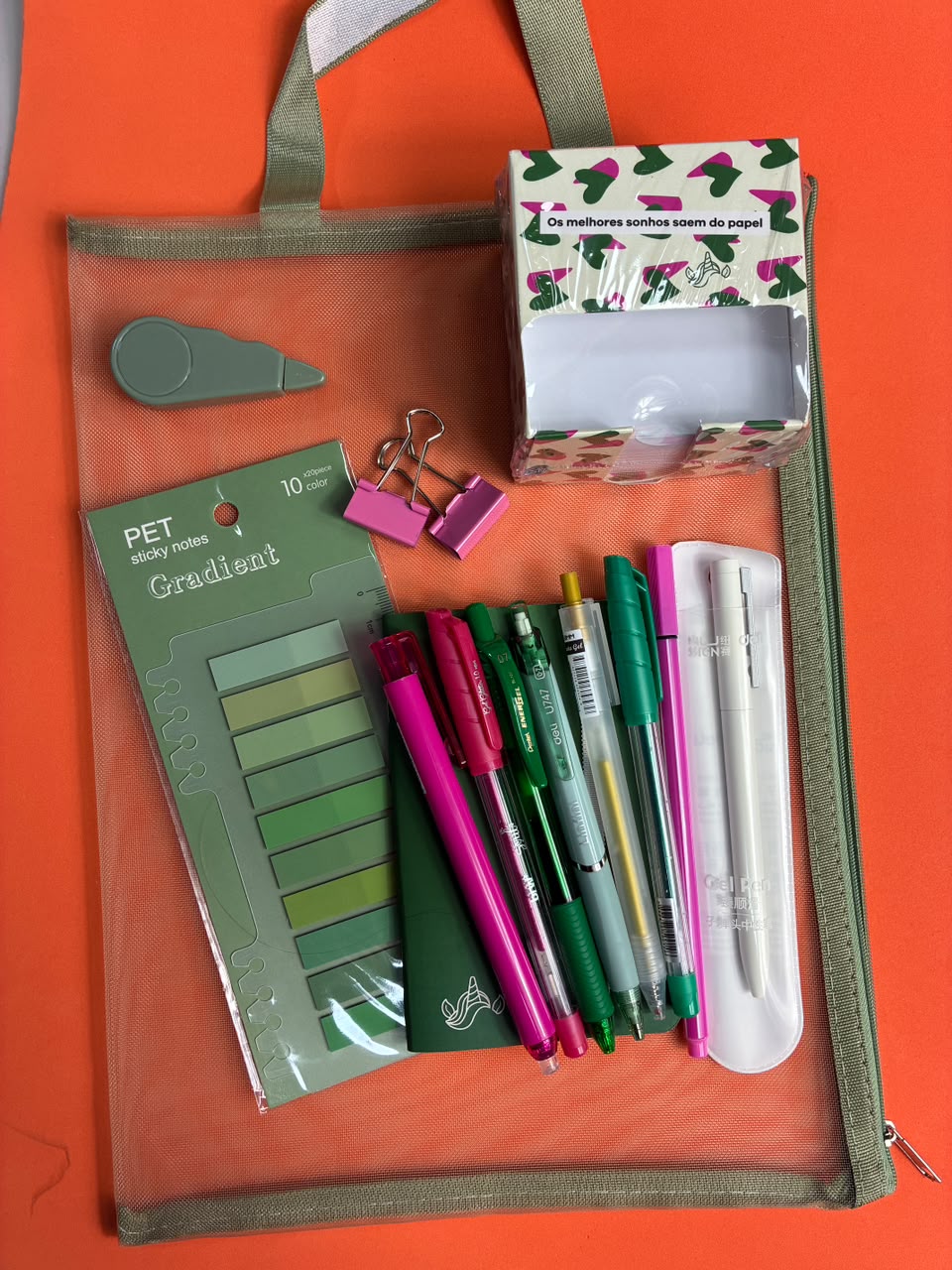 Bags da Equipe - Papelaria Unicórnio - verso