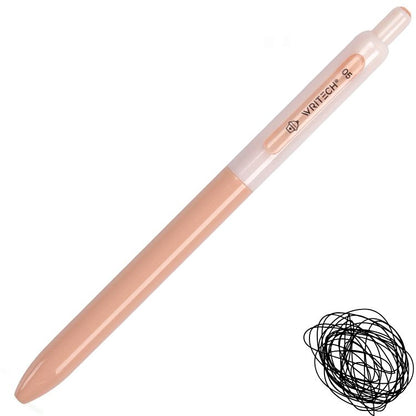 Caneta Gel Retrátil Cute Writech 0.5mm Tinta Preta W-0161