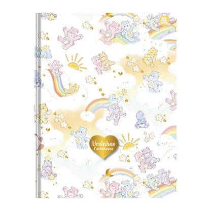 Caderno Colegial - Animativa - Ursinhos Carinhosos - 160Fls - 180x250mm