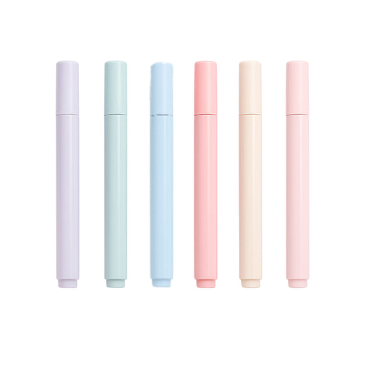 Marca Texto - Aesthetic - Estojo c/ 6 Cores