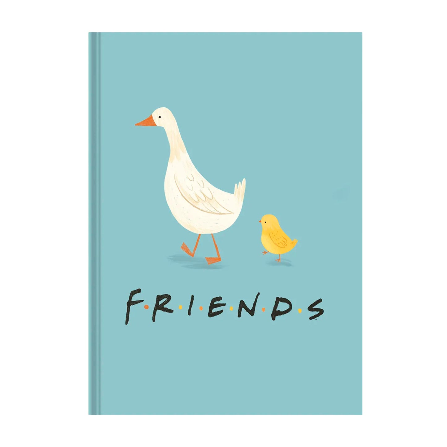 Caderno Colegial - Animativa - Friends - Brochura - Capa Dura - 160 Folhas