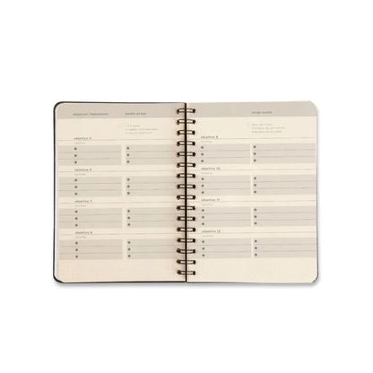 Planner Permanente Wire-o Financeiro - Cícero - 14,8x21cm Trama Teia