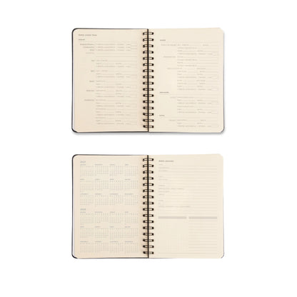 Planner Permanente Wire-O - Cicero - Quintal Literário - Financeiro A5 - Dia - detalhe