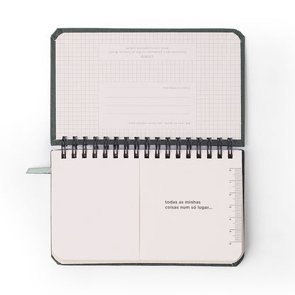 Agenda Planner Wire-o 2027 - Cícero - Veredas Gelo - Semanal Office 15,5x9