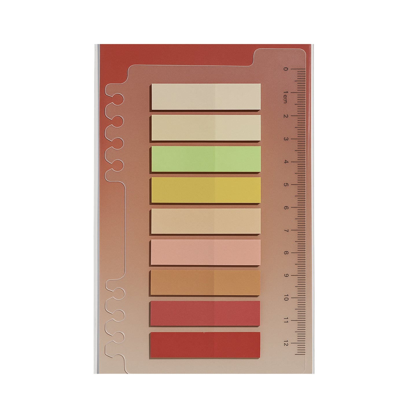 Marcadores de Página - Gradient - 10 Cores - 20 Fls - verso