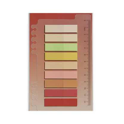 Marcadores de Página - Gradient - 10 Cores - 20 Fls - verso