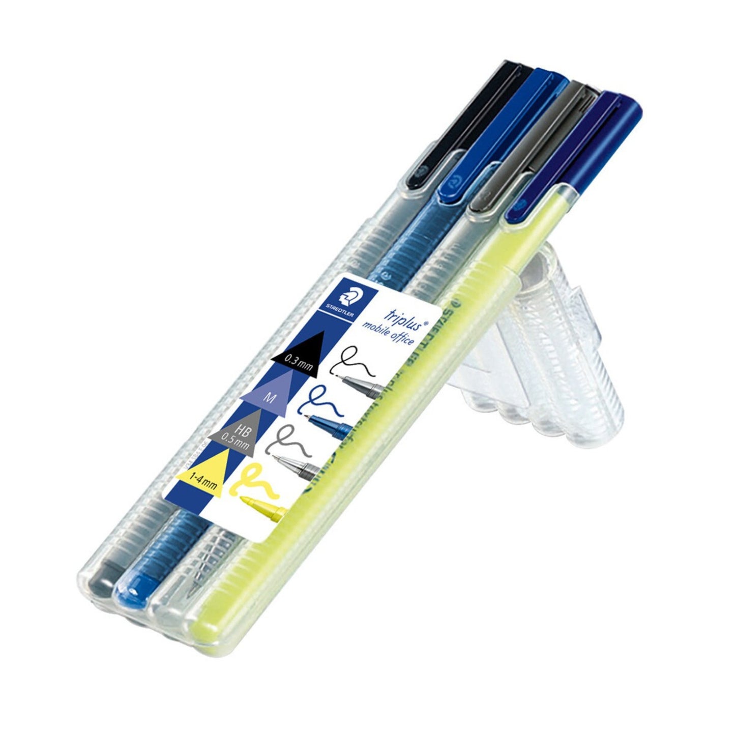 Estojo de Canetas - Staedtler - Triplus Multiset Mobile - c/ 4 peças.