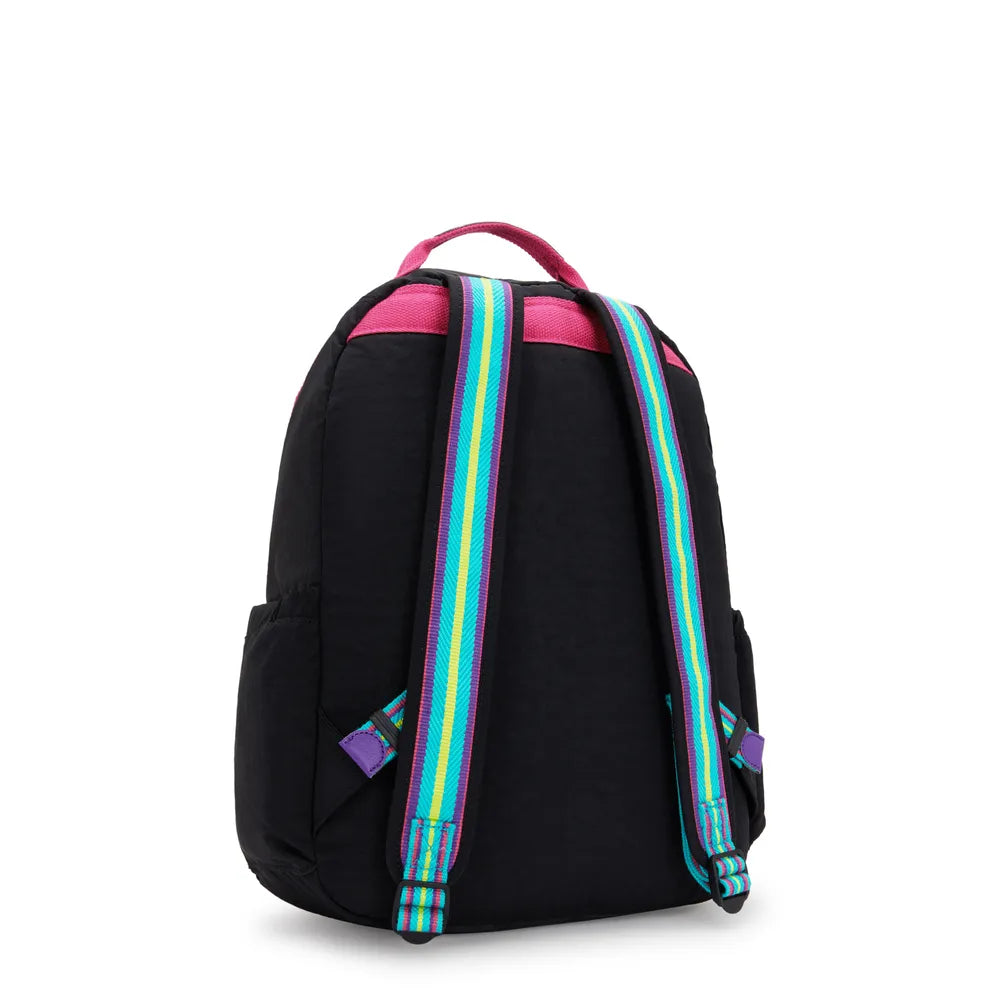 Mochila - Kipling - Seoul - Black Fun C