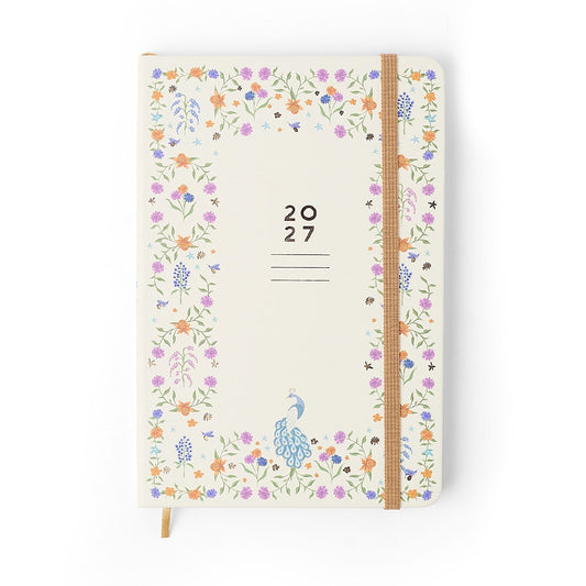 Agenda Planner 2027 - Cícero - Relicário Secreto Off White - Semanal 14x21