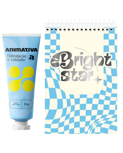 Box Presenteavel - Animativa - Bright Star (Caderneta + Creme para as Mãos)