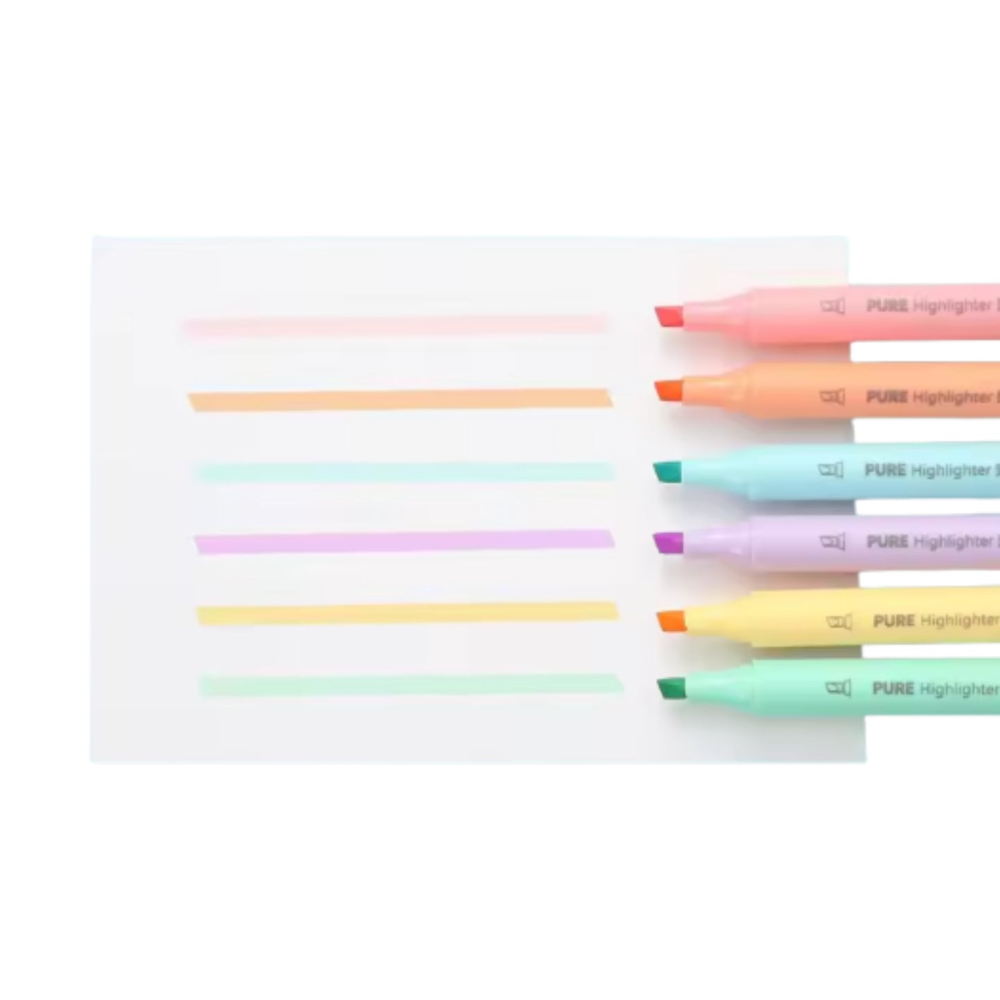 Marca Texto - Pure Highlighter - Pastel - Estojo c/ 6 Cores