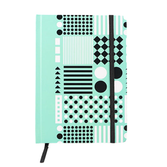 Caderno A5 - Molin - Green Dots - Capa Dura - 96 Folhas