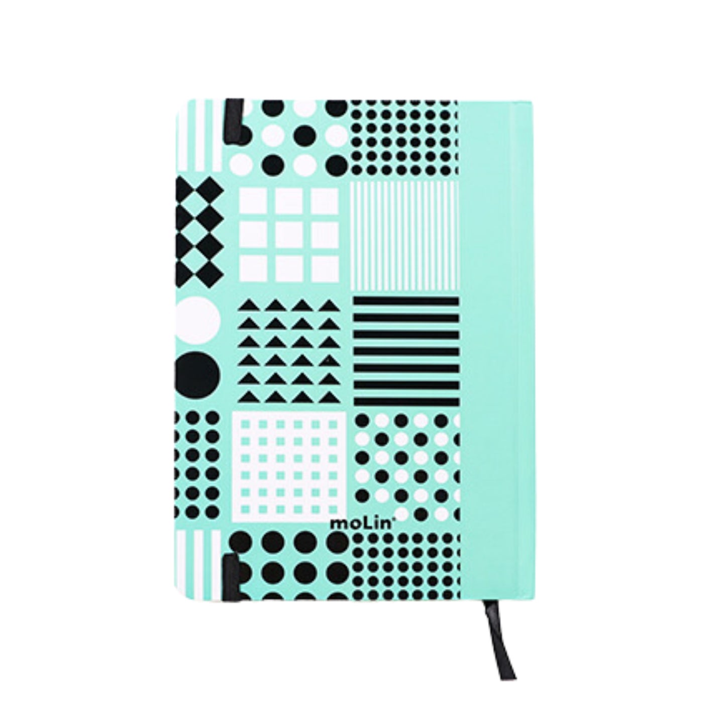 Caderno A5 - Molin - Green Dots - Capa Dura - 96 Folhas