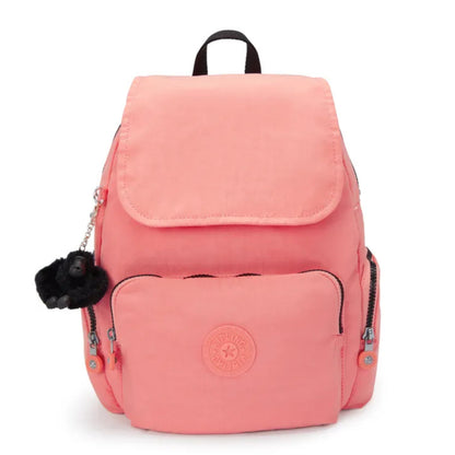 Mochila - Kipling - City Zip S - Peach Peace