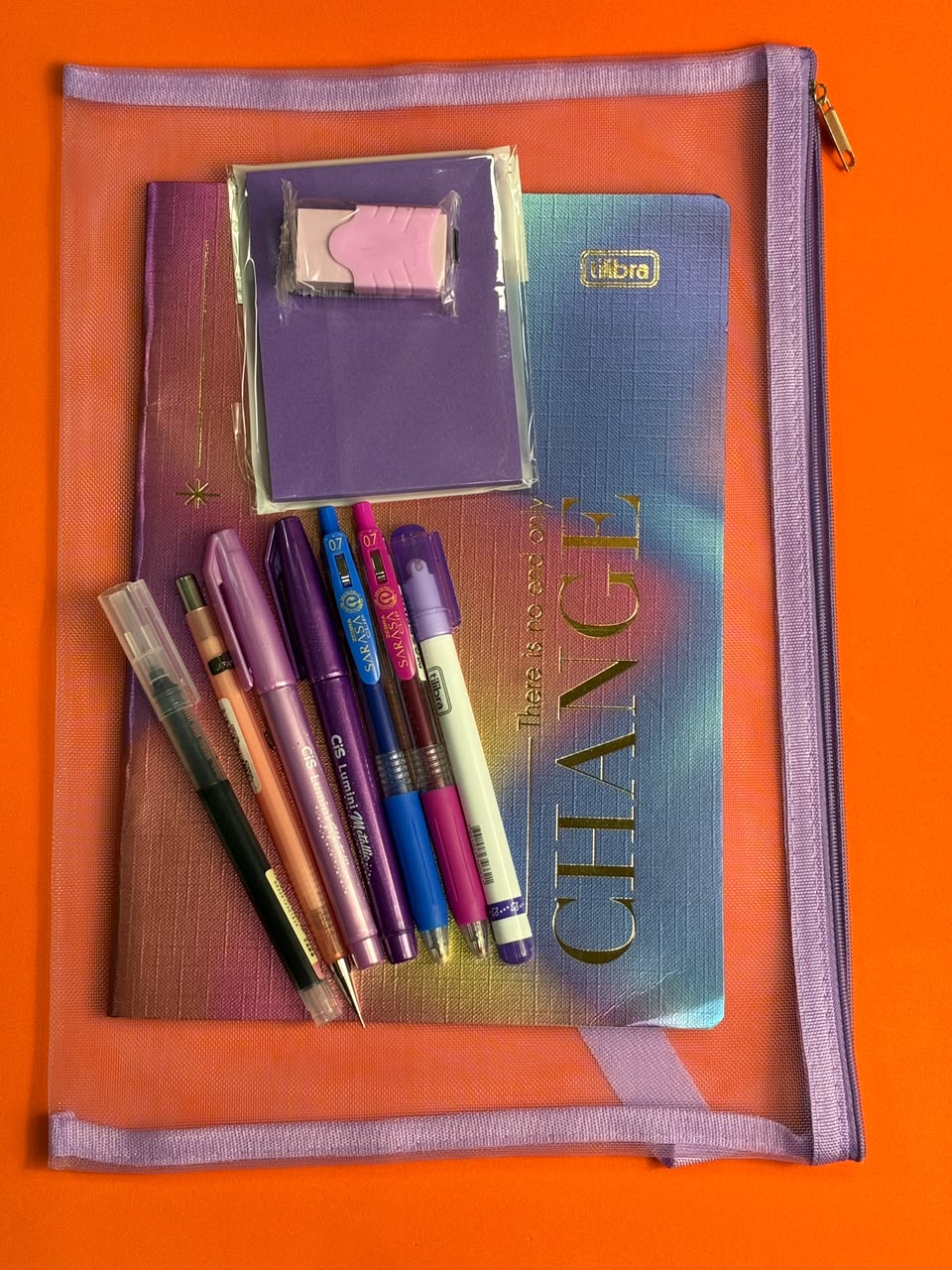 Bags da Equipe - Papelaria Unicórnio - detalhe