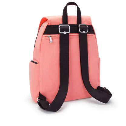 Mochila - Kipling - City Zip S - Peach Peace