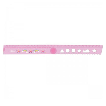 Régua Dobrável - Tilibra - Unicórnio - 30cm