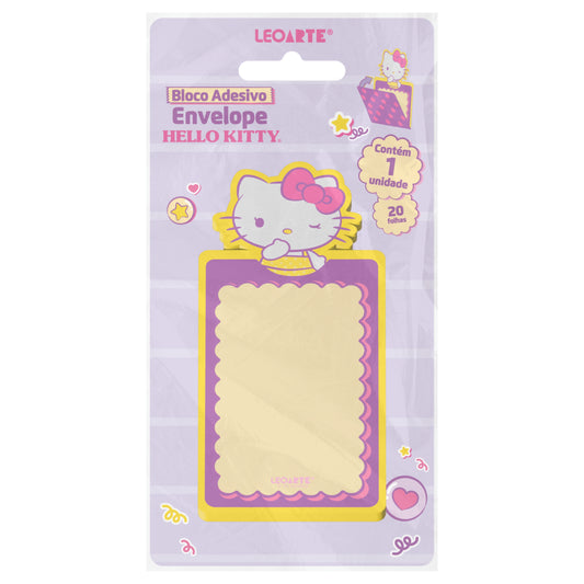 Bloco Adesivo - LeoArte - Hello Kitty - Envelope