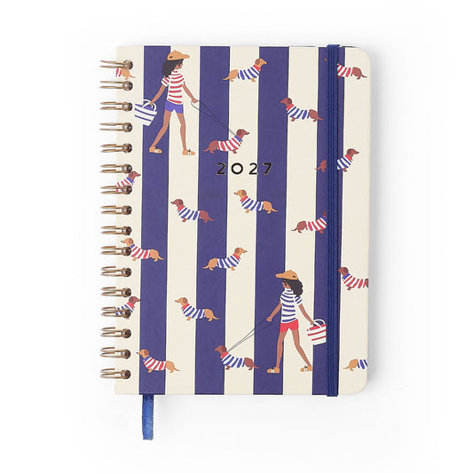 Agenda Planner Wire-o 2027 - Cícero - Petit Passeio - Semanal Anotações A5